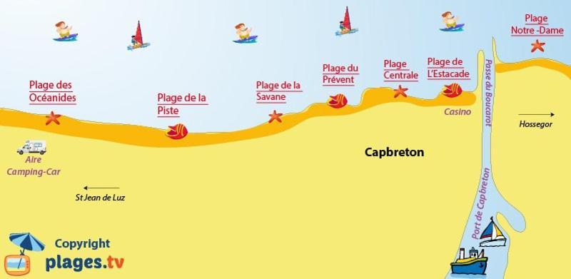 Superbe T3, Havre De Paix, Entre Plage Et Village Capbreton Zewnętrze zdjęcie